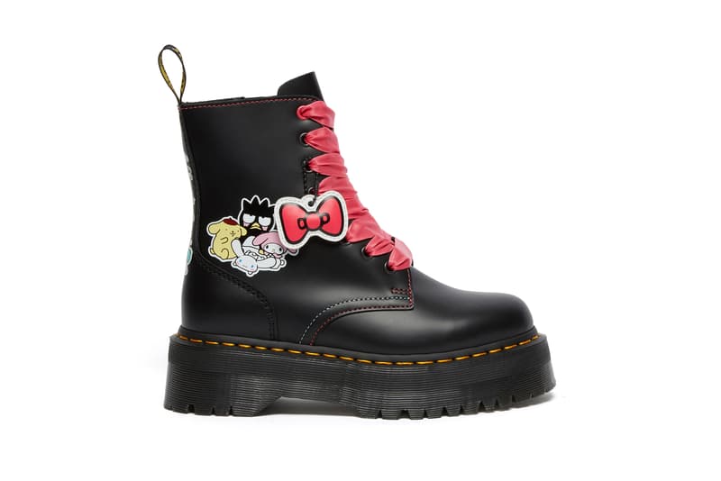 hello kitty jadon leather platform boots