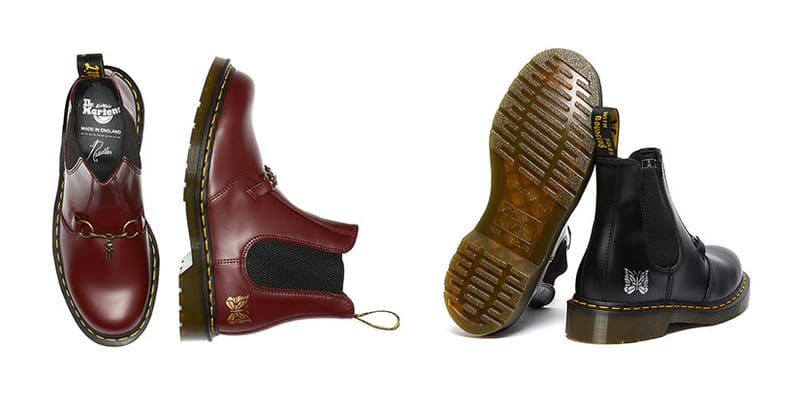 Needles x Dr. Martens 2976 Chelsea Boots Collab | Hypebae