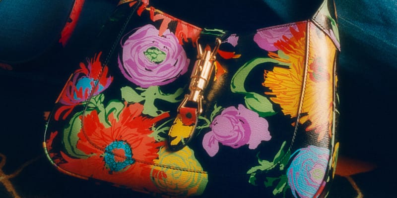美品GUCCI レーディース　ken scottデザイン Gucci x Ken Scott Dionysus Floral Print Small Shoulder Bag