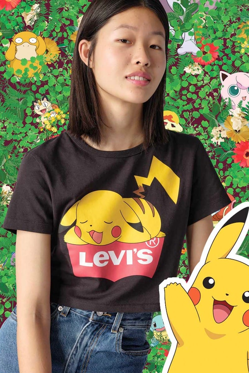 LEVI hotsell X POKEMON PIKACHU CREWNECK