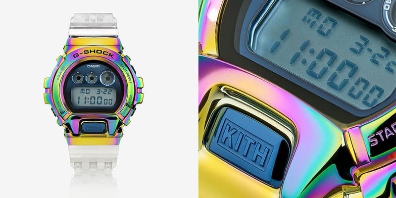 KITH x G-SHOCK GM-6900 Rainbow Watch Collab | Hypebae