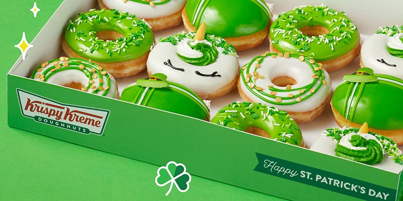 Krispy Kreme St. Patrickâ??s Day Donuts Release | HYPEBAE krispy kreme st patrick's day donuts 2022