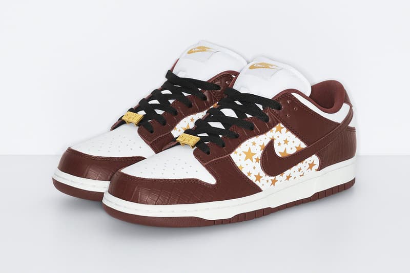 nike sb dunk low x supreme retail