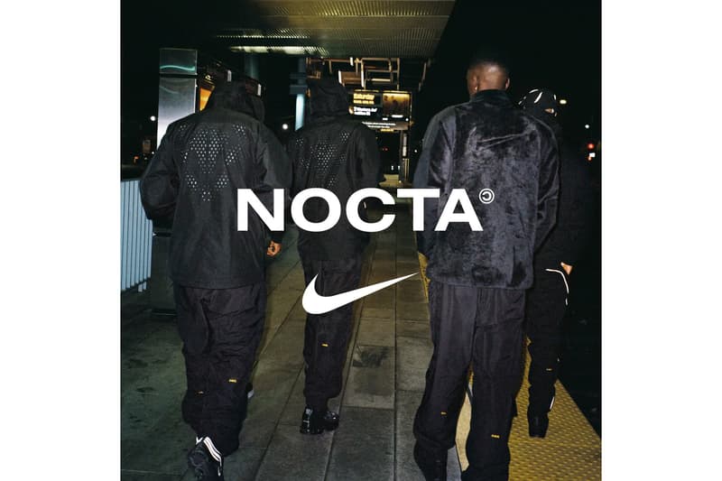 nike x drake nocta track pants black