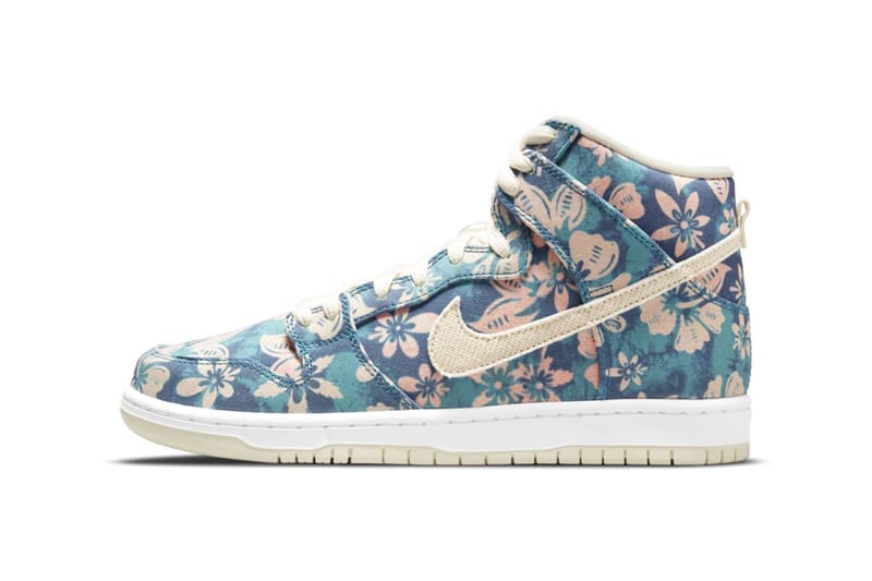 nike floral high tops