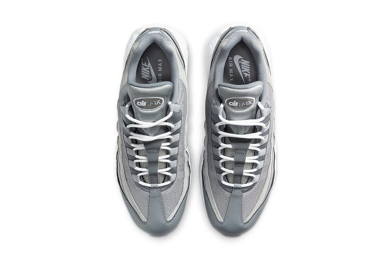 GREY Nike Air Max 95 Wolf Grey Cool Grey Dark Grey Men's - 749766