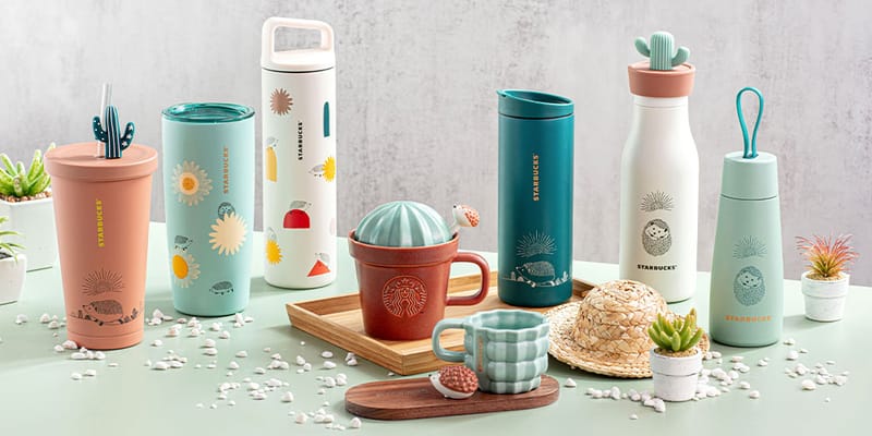 New STARBUCKS Hedgehog 2024 Cactus Tumbler