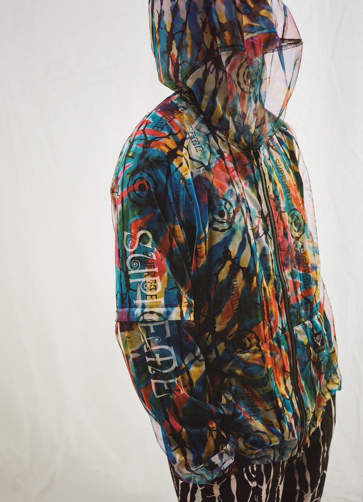 spaceship-motif bomber jacket | Hypebae | Supreme x SOUTH2 WEST8