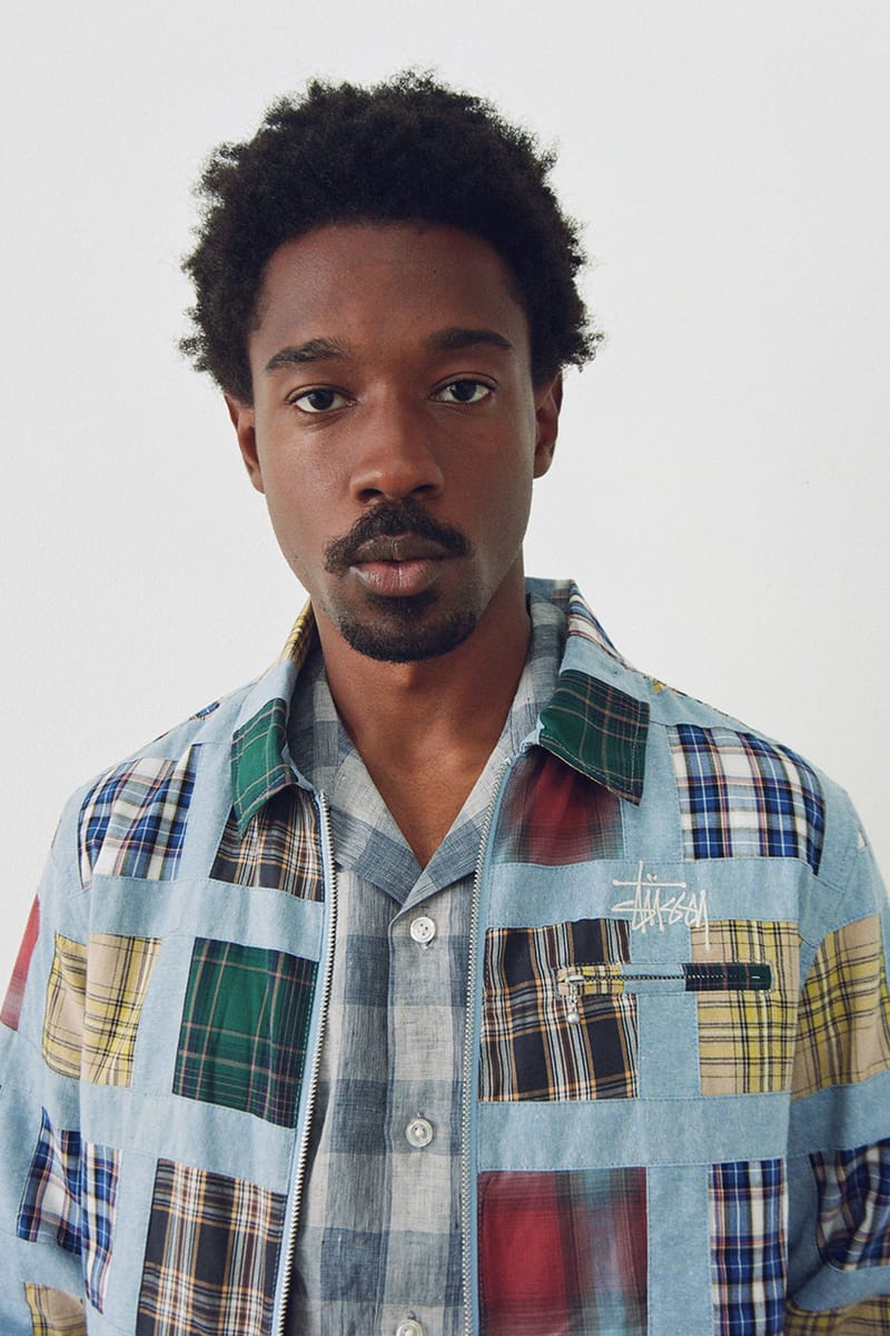 Stussy mixed discount plaid shirt