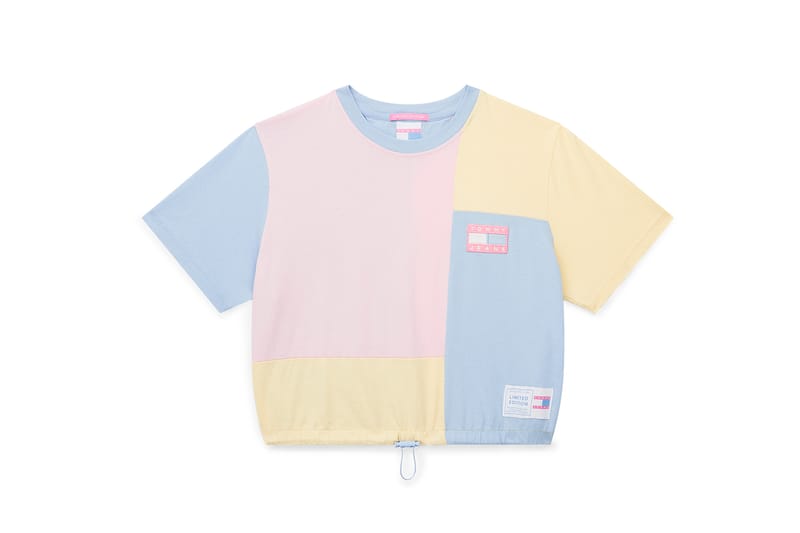 Tommy jeans pastel colour best sale block sweatshirt