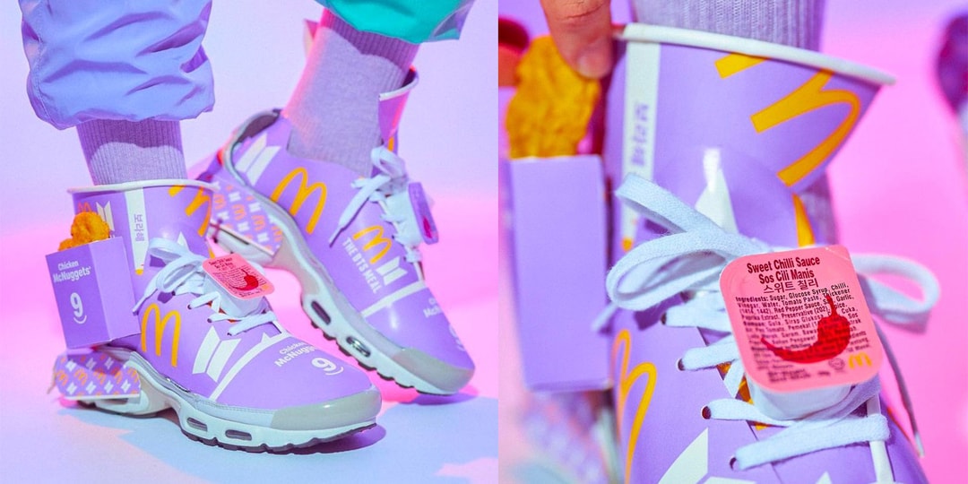 BTS x McDonald's Custom McNugget Sneakers | Hypebae