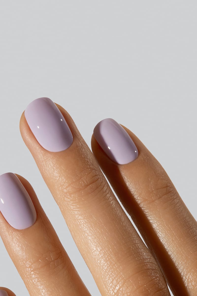 GELCARE Taro Tea UV Gel Nail Polish Color Review Hypebae