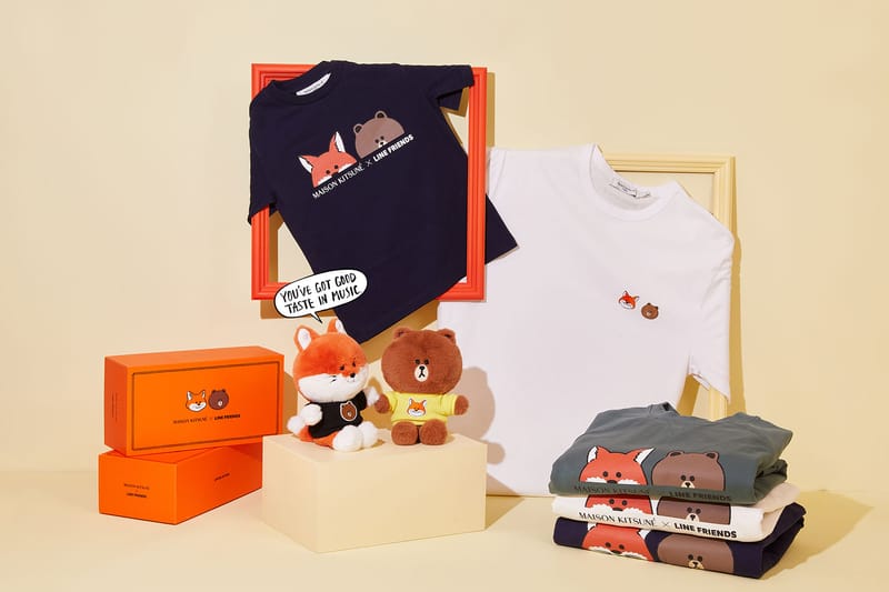 Maison Kitsuné x LINE FRIENDS Collaboration | Hypebae