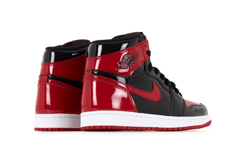 Red cheap glossy jordans