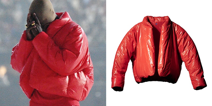 yeezy red jacket