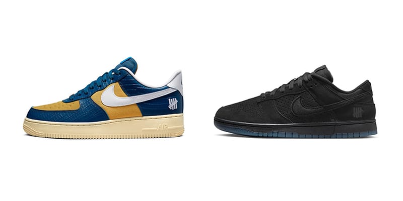 nike dunk low vs air force 1 sizing