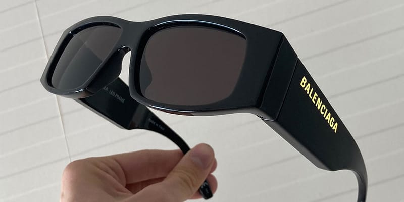 Balenciaga Drops Sunglasses With LED Logo | Hypebae