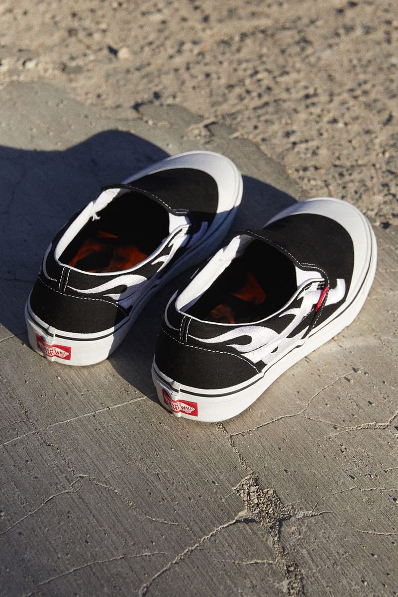 Vans slip shop on heel