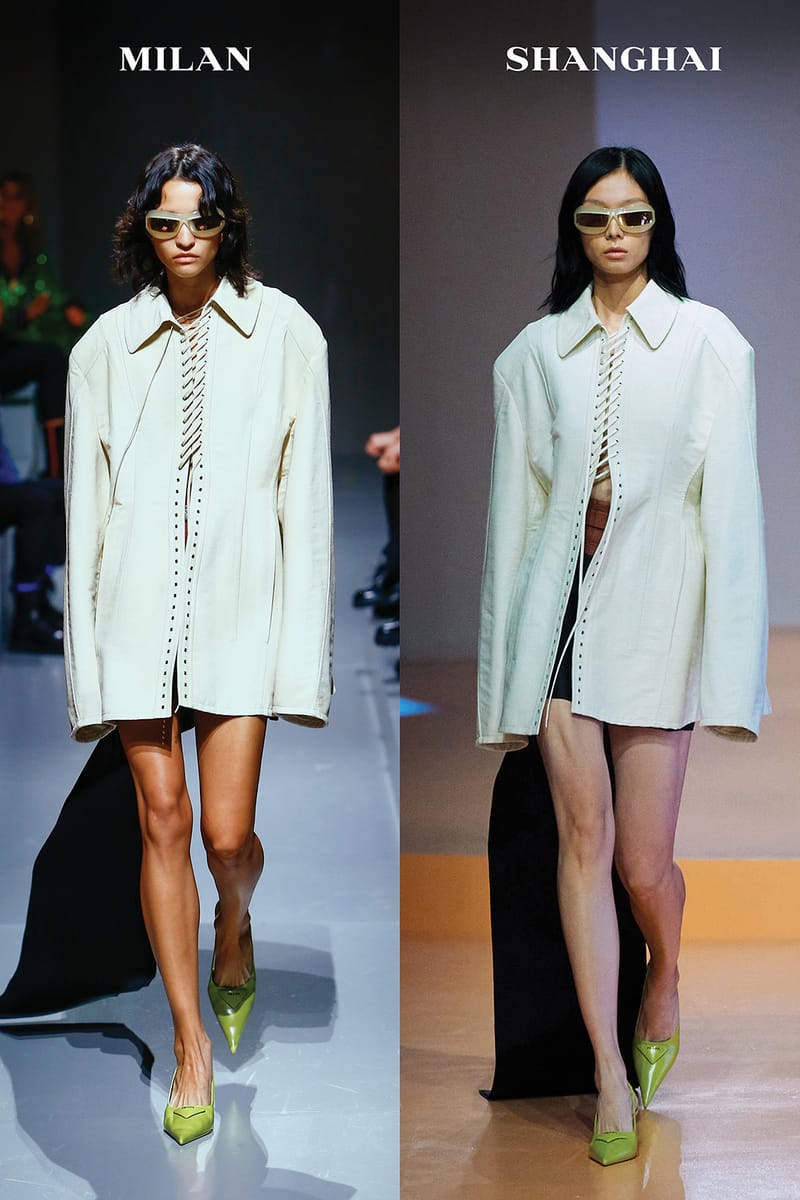 Prada Debuts SS22 Collection in Milan & Shanghai | Hypebae