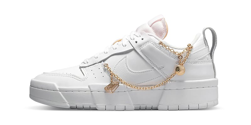 ウィメンズ Nike Dunk Low Disrupt White llic Gold (W) Nike Dunk Disrupt Low White Metallic Gold W for sale | eBay