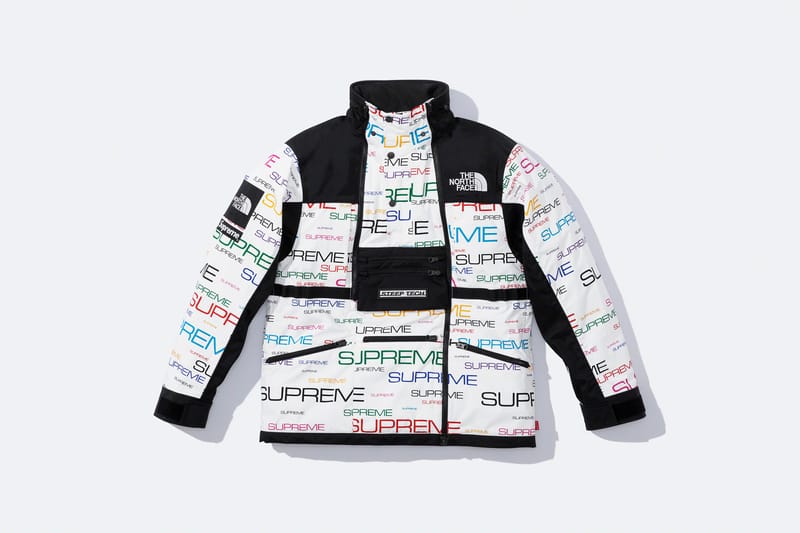 The north face on sale x supreme map jacket