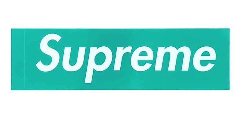 Supreme box sale logo stickers list