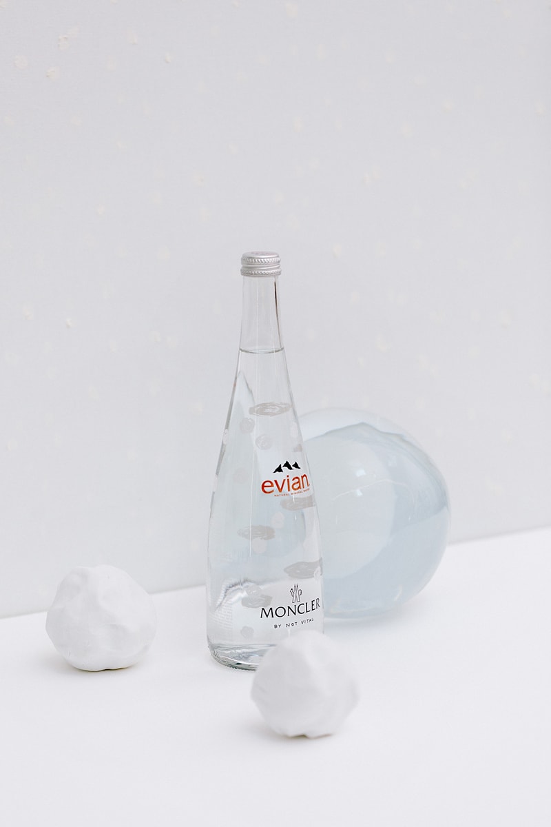 Moncler x evian's LimitedEdition Glass Bottle Hypebae