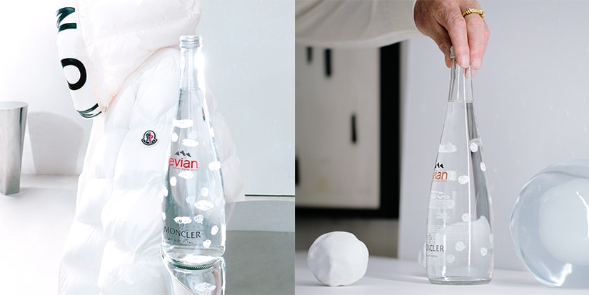 evian x moncler price