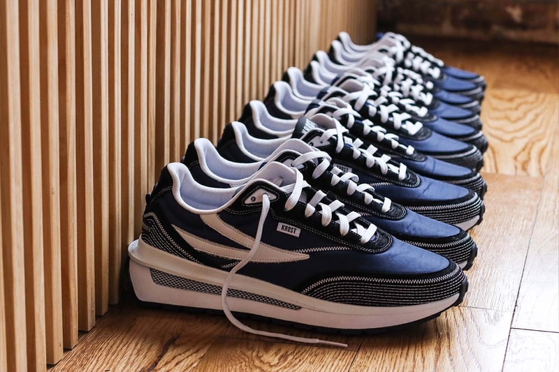 FILA x KROST Launch Renno Sneaker in Navy/White | Hypebae