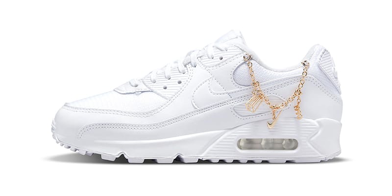 Air max shop 90 white gold