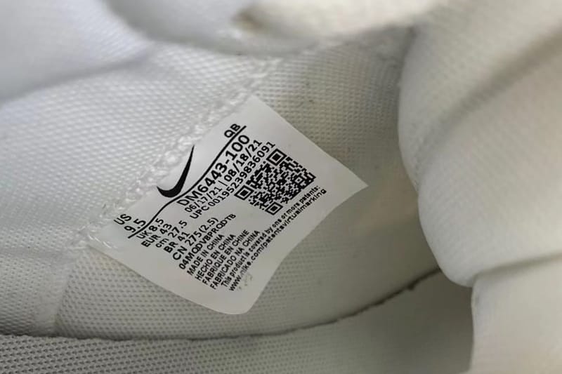 sacai x Nike Blazer Low White/Grey Release | Hypebae