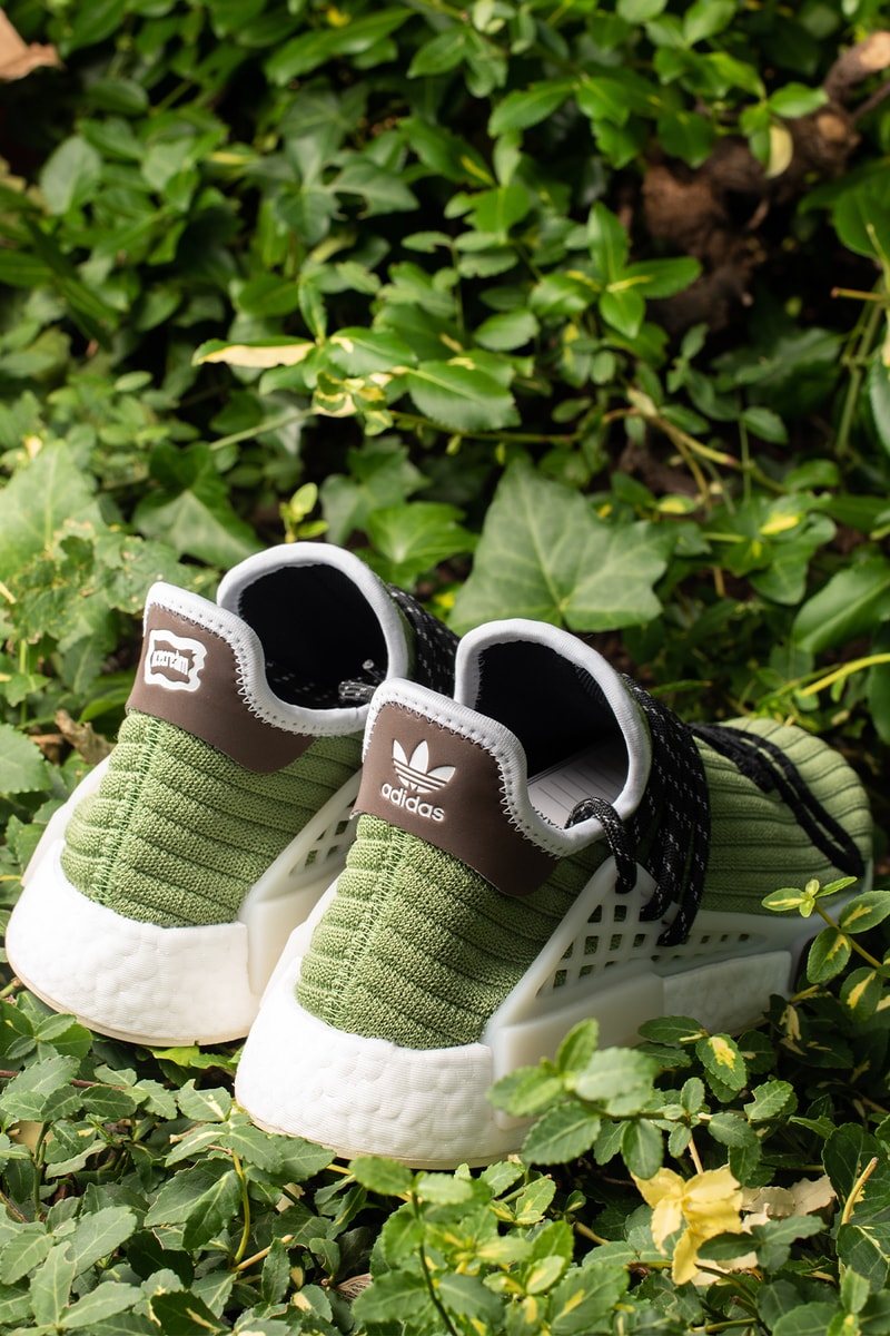adidas nmd hu pharrell x bbc green plaid