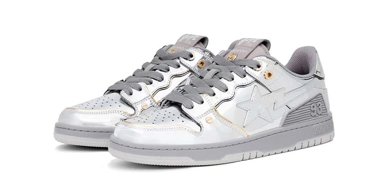 A BATHING APE - BAPE X HAJIME SORAYAMA SKATEBOARD シルバー Hajime Sorayama X Sk8 Sta 'Silver' - BAPE - 1H73191918