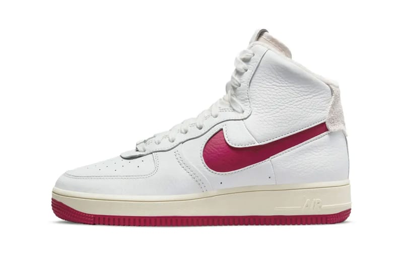 Nike air force 1 cheap high red black white