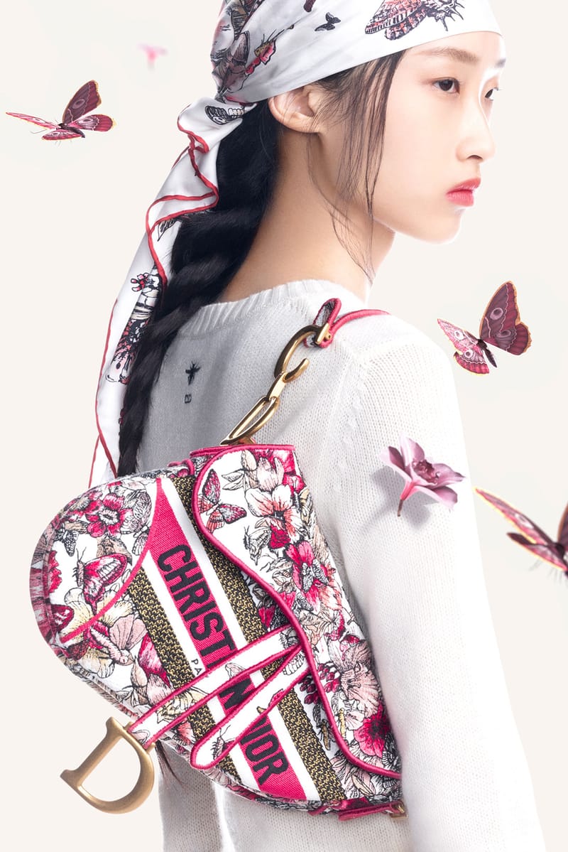 Christian dior shop butterfly saddle bag