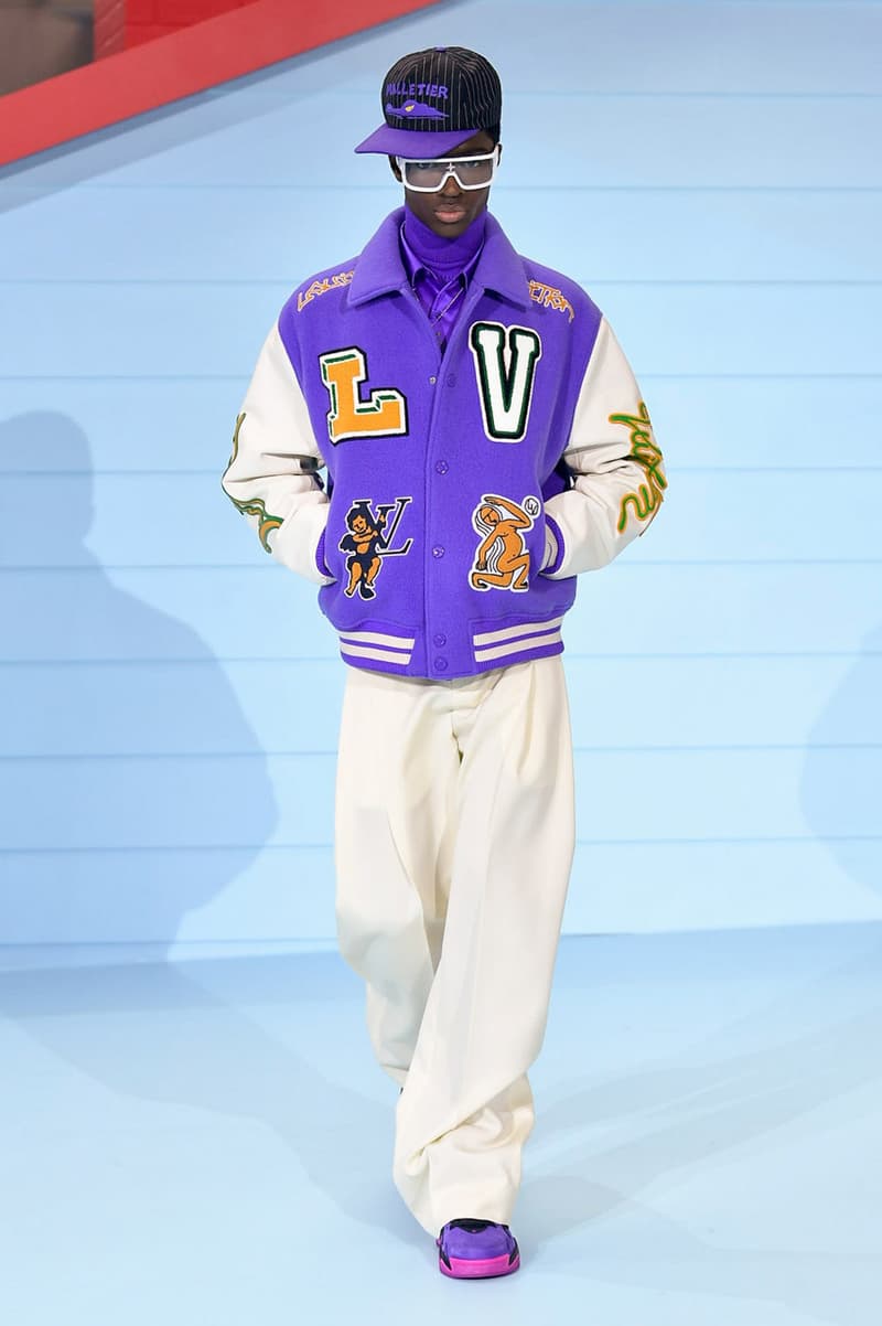 Louis vuitton curved baseball jacket shop