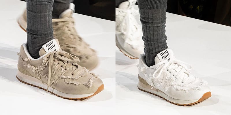 Where to Buy Miu Miu x New Balance 574 Sneakers | Hypebae