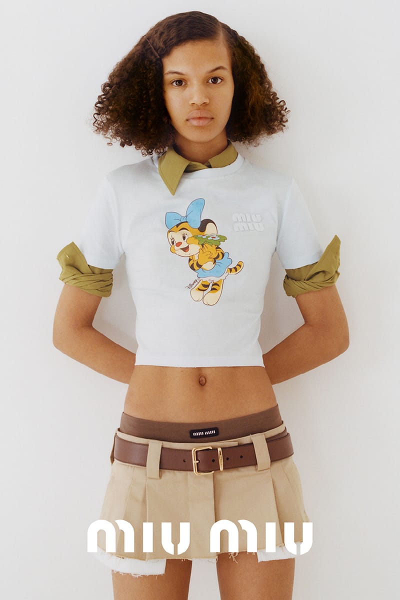 Miu Miu - Cotton crew-neck T-shirt - Miu Miu x Disney® White
