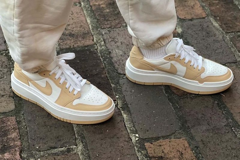 Jordan 1 Platform Sneaker Revealed in Tan/White Hypebae