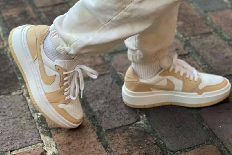 Jordan 1 Platform Sneaker Revealed in Tan/White | Hypebae