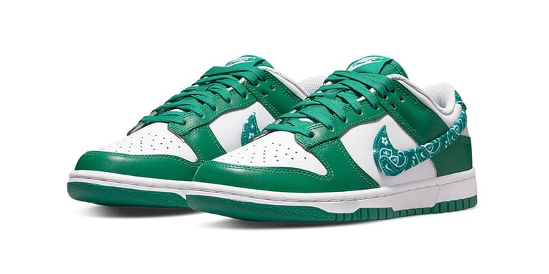 nike dunk green release