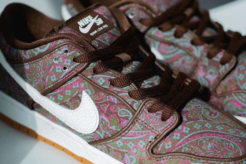 nike dunk low paisley release date