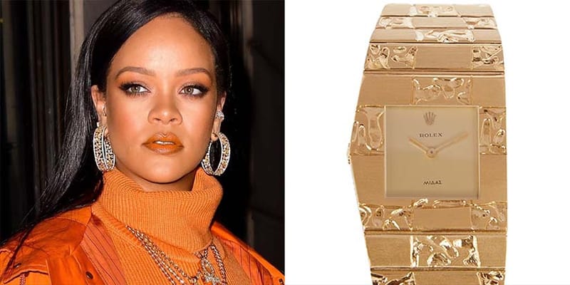 Rihanna Wears Custom Rolex Watch on Dinner Date Hypebae