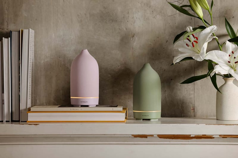 vitruvi Releases Stone Diffuser in Green Lilac Hypebae