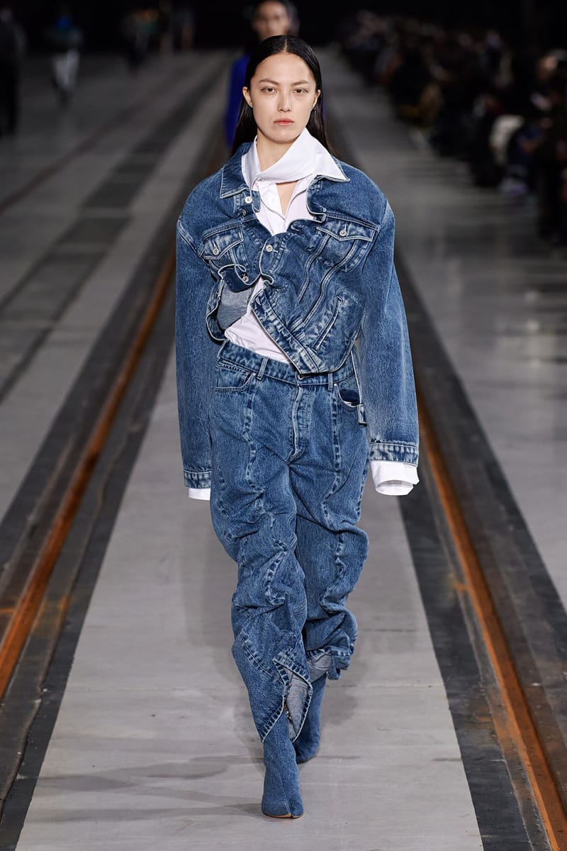 ジャケット・アウター Y/project denim jacket by Glenn Martens Y/Project FW22 Runway With Jean Paul Gaultier | Hypebae