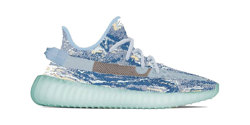 Blue and white yeezys on sale