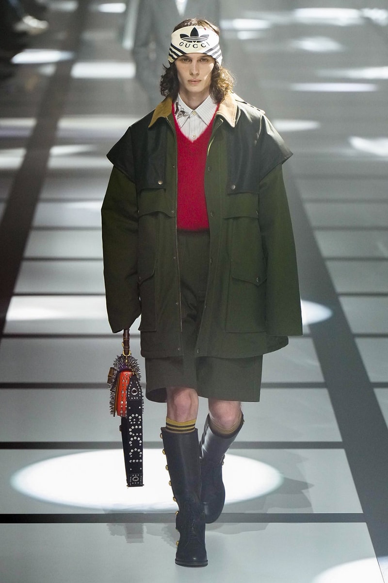 Gucci Unveils adidas Collab at FW22 Runway Show | Hypebae