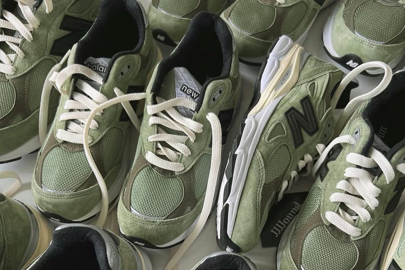 New balance 992 jjjjound hot sale green