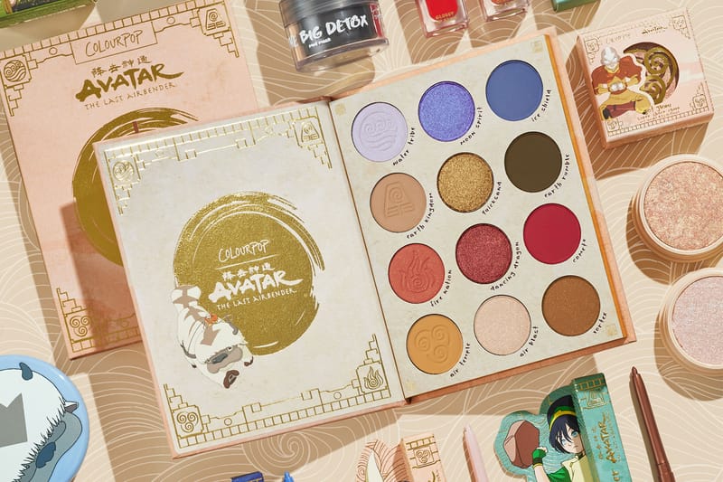 Avatar the last airbender orders colourpop palette