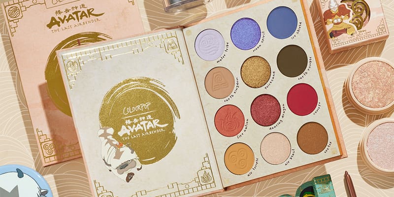 Complete 2024 Colourpop Avatar the Last Airbender Collection